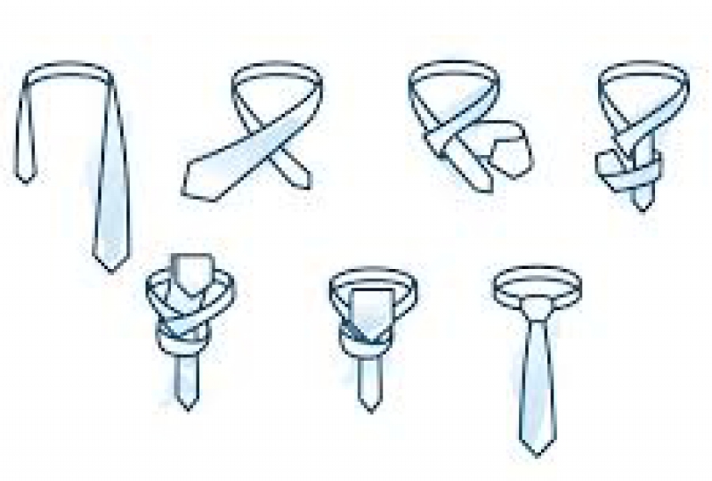 Een stropdas strikken manier twee